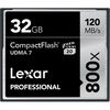photo Lexar CompactFlash 32 Go Professional 800x (120Mb/s)