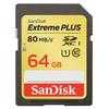 photo SanDisk SDXC 64Go Extreme PLUS UHS-I (Class 10 - 80MB/s)