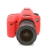 Coque silicone pour Canon 6D - Rouge