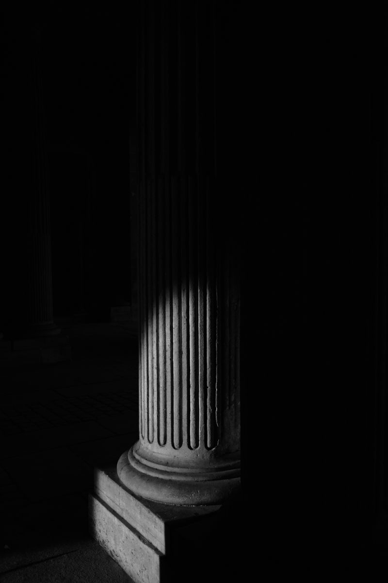 Photo d'un pilier en mode Carbone du Nikon Zf