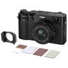 Appareil photo compact / bridge numérique Fujifilm X100V Noir avec Nisi Professional Kit