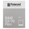 photo Polaroid SX-70 B&W Film noir & blanc avec cadre blanc (8 poses)