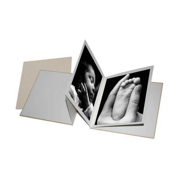 Album photo accordéon PRAT Leporello noir 15 x 22 cm