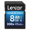 photo Lexar SDHC 8 Go Premium UHS-I 300x (45MB/s)