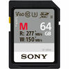 Cartes mémoires Sony SDXC 64 Go UHS-II série SF-M