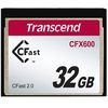 Cartes mémoires Transcend CFast 2.0 32 Go CFX600 3333x (500Mb/s)