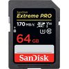 photo SanDisk SDXC 64 Go Extreme Pro UHS-I 1133x (170MB/s)
