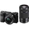 Appareil photo Hybride à objectifs interchangeables Sony Alpha 6100 + 16-50mm + 55-210mm