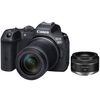 Appareil photo Hybride à objectifs interchangeables Canon EOS R7 + 18-150mm + 16mm f/2.8