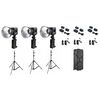 Torches Photo Video Yongnuo Kit 3 Torches LED YN LUX100 Bicolore