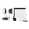 Têtes flash studio Godox Kit 2 flashs MS300V + support de fond + 2 fonds tissu blanc, noir + 2 pinces