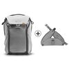 Sacs photo Peak Design Everyday Backpack 20L V2 Ash + Hip Belt