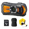 Appareil photo compact / bridge numérique Ricoh WG-70 Orange Kit plongée