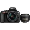 Appareil photo Reflex numérique Nikon D3500 + 18-55mm + 35mm f/1.8