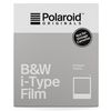 Film pellicule Polaroid i-Type B&W Film avec cadre blanc - 8 poses