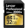 Cartes mémoires Lexar SDHC 32 Go Professional UHS-II 2000x (300Mb/s)
