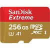 Cartes mémoires SanDisk microSDXC 256 Go Extreme UHS-I 633x (95Mb/s) + adaptateur