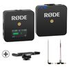 Microphones Rode Wireless GO + support DCS-1 + câble SC11